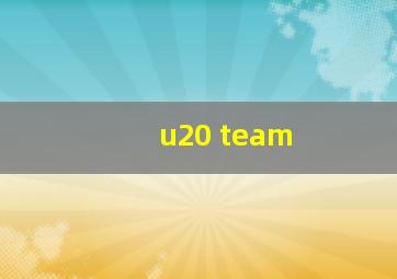 u20 team